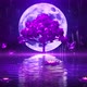 4 K Fantasy Purple Tree Night Background Video - VideoHive Item for Sale