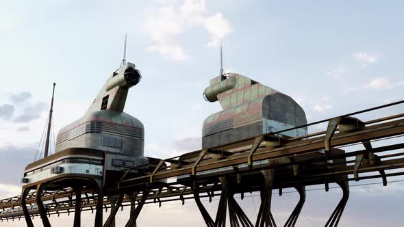 Steampunk Subway Station II alt