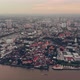 Purple Dusk Bangkok Downtown Near Chao Phraya River - VideoHive Item for Sale