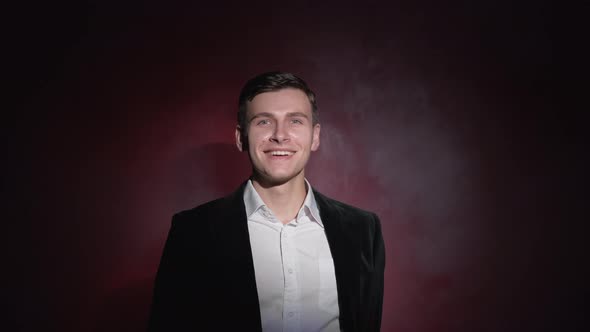 Holiday Look Attractive Happy Man Masculine Power alt