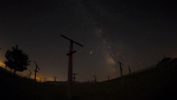 Milky Way Slider Time Lapse