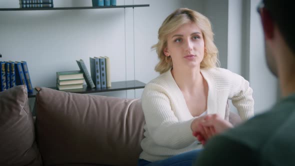 Young patient who came to session alt