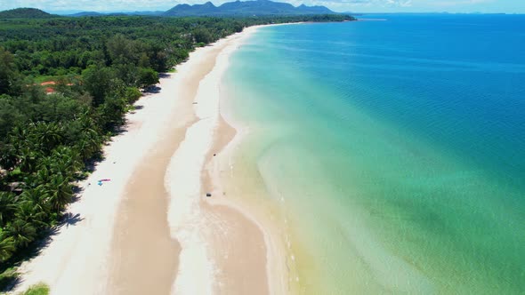 Drones are flying over beautiful beaches and seas alt