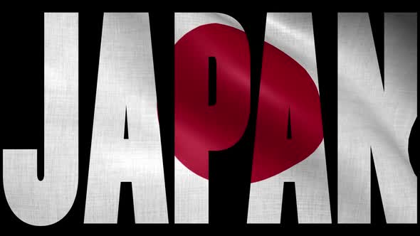 Japan Flag Into Country Name alt