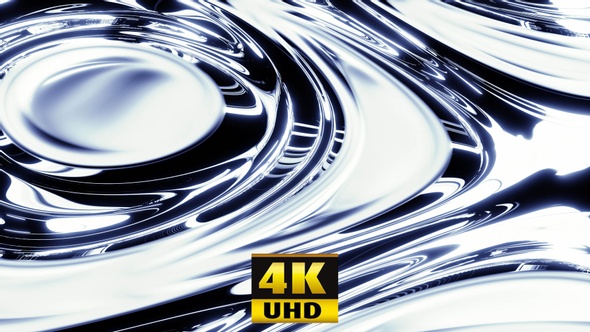 Liquid Metal Silver 4K alt