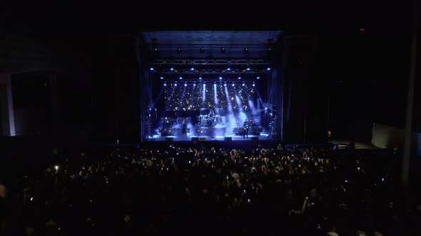 Aerial View Rock Concert alt