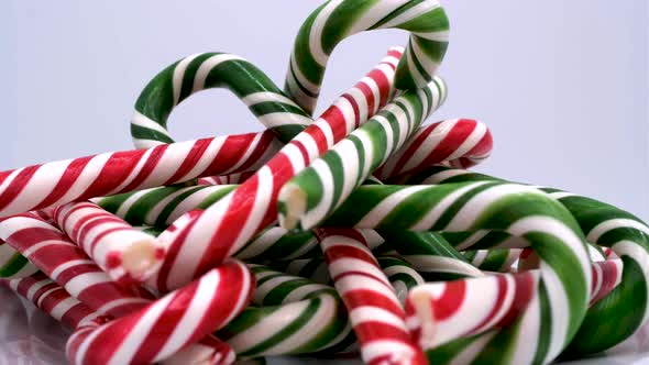 Christmas candy cane caramels