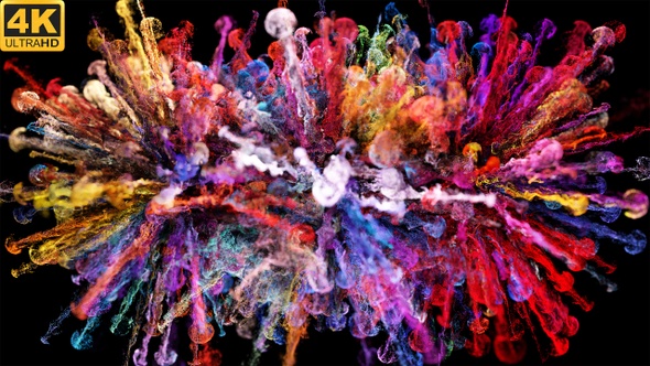 Color Powder Explosion