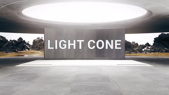 Futuristic Room Light Cone