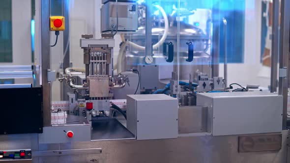 Factory for production of medicines.  alt