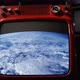 Video of the Earth from the ISS as it approaches the Terminator on an Old Television. - VideoHive Item for Sale