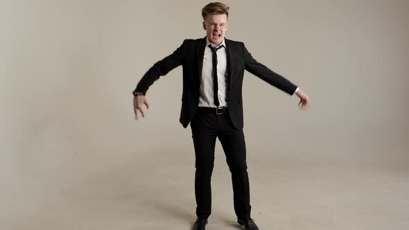 Handsome Blond Man. alt