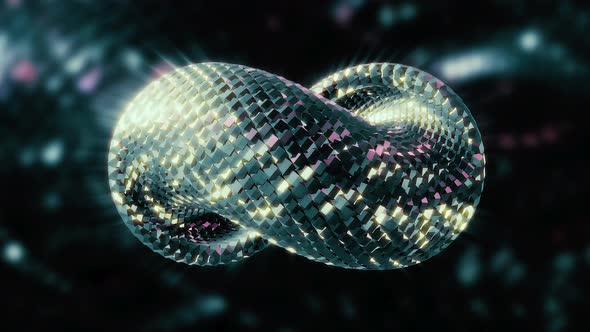 3D Twisted Spiral Moving Looped alt