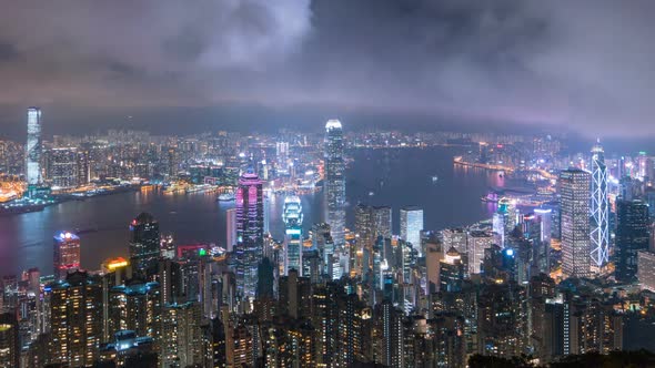 Modern City Night Timelapse alt