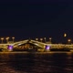 Opening of the Blagoveshchenskiy Bridge, Petersburg - VideoHive Item for Sale