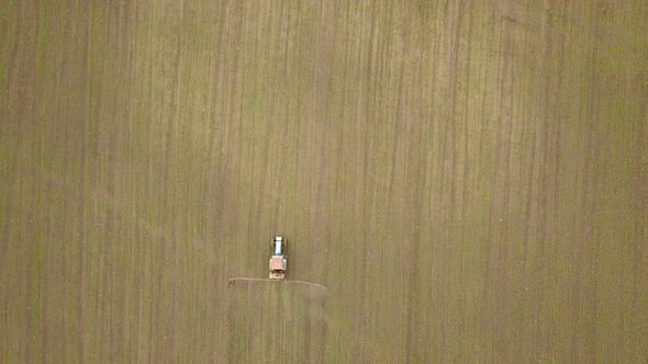 A Tractor On The Field