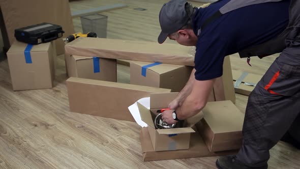 Preparation for Assembly of Office Furniture alt