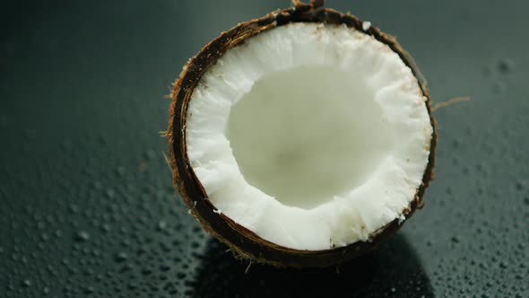 Half of White Fresh Coconut alt