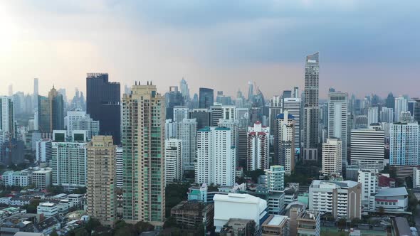 Aerial View Of A Modern Cityscape