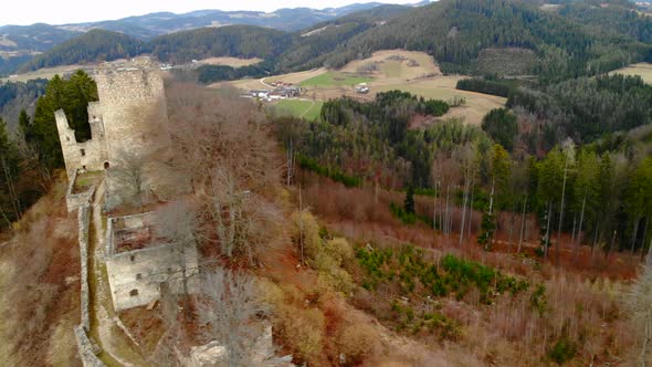 Drone Video of an Castle in Austria alt