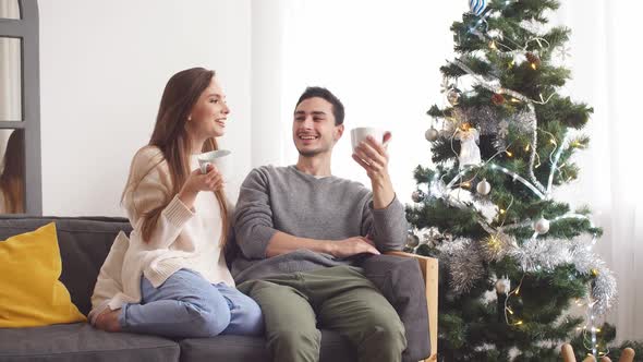 The Couple Spends Time at Home for Christmas