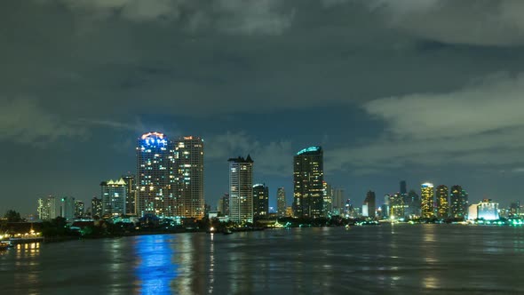 Building at River City Night alt