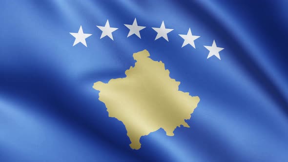 Flag of Kosovo | UHD | 60fps alt