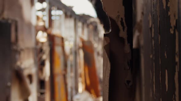 An Office Destroyed By the Explosion alt