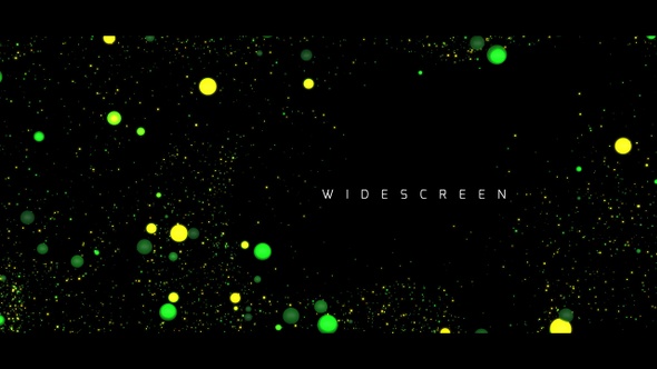 Green Particles Widescreen