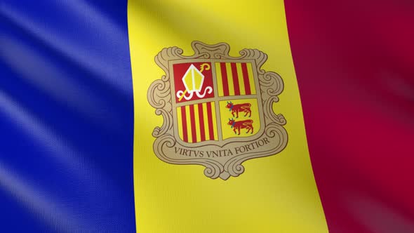 Flag of The Andorra alt