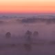 Beautiful dramatic early morning foggy landscape just before sunrise - VideoHive Item for Sale