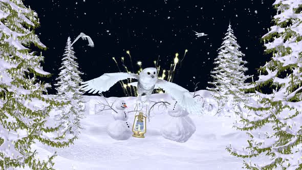 Happy Holidays - Snowman Party - Greeting Loop alt