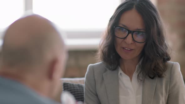 Female Therapist Counseling Client alt