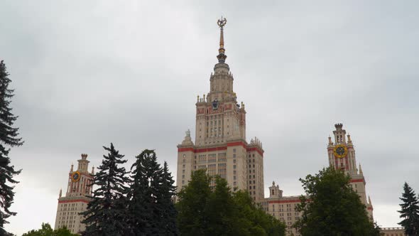 Building Lomonosov Moscow State University