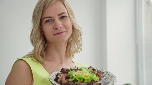 Alcoholic Party Girlfriends Pour Drink From Bottle Into Glass and Clink Glasses During Toast at alt
