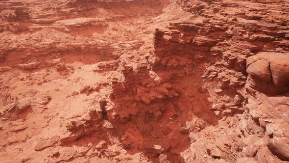 Aerial Grand Canyon in the Fog alt