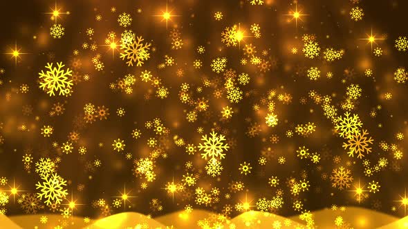Golden Christmas Background