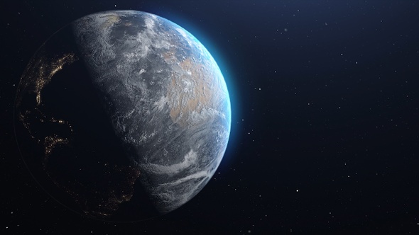 Planet Earth From Space Sunrise (2 Pack)  alt