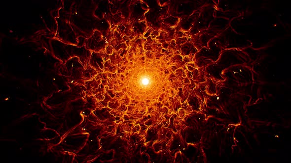 Organic Grunge Fire Tunnel Loop 4K 01 alt