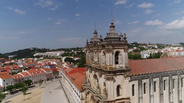 Alcobaça, Portugal 4k alt