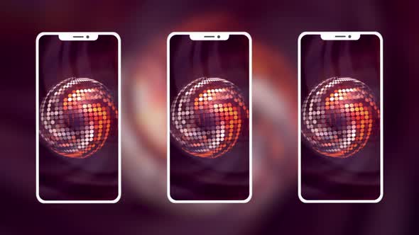 Background with multiple phones alt