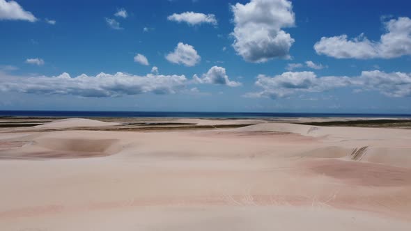 Jericoacoara Brazil. Tropical scenery for vacation travel. Northeast Brazil. alt
