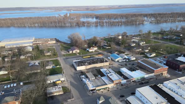 Chillicothe, Illinois, USA.  A small town on the banks of the Illinois River. alt