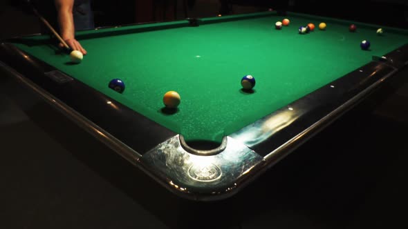 Man Playing Billiard alt