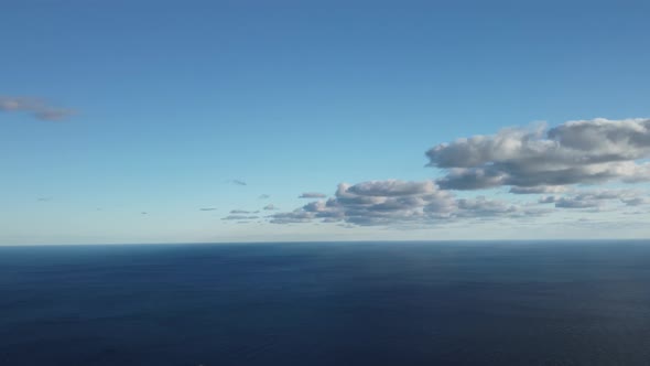 Abstract Aerial Nature Summer Ocean Sunset Sea and Sky Background alt