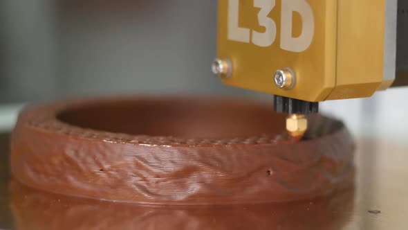 Delicious Chocolate Dessert With 3D Printer