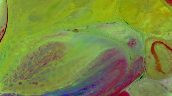 Color Surface Moving Surface Liquid Paint Art Texture 9