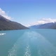Alaska Nature Landscape View From Cruise Travel in Glacier Bay Alaska
