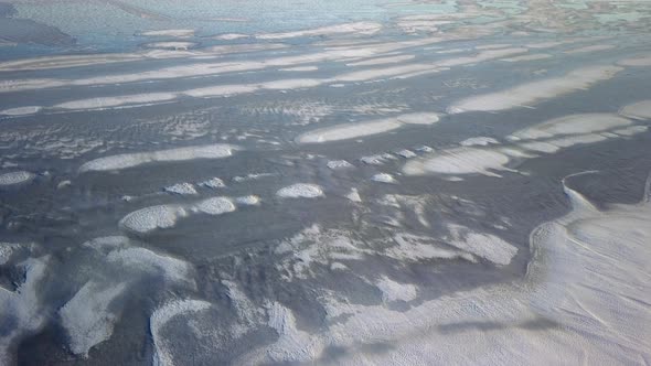 The Frozen Sea Yacht Harbor of Helsinki in Finland alt