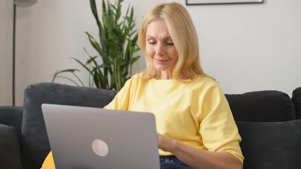 Senior Caucasian Female Businesswoman or Female Freelancer alt